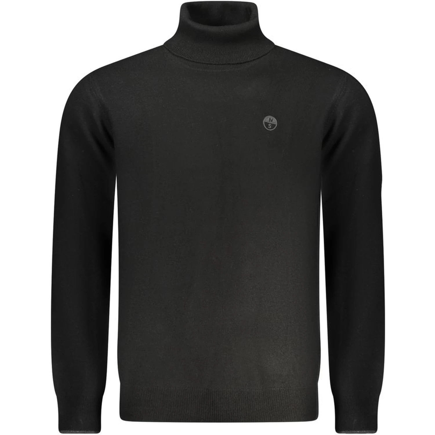 Black Polyamide Men Sweater