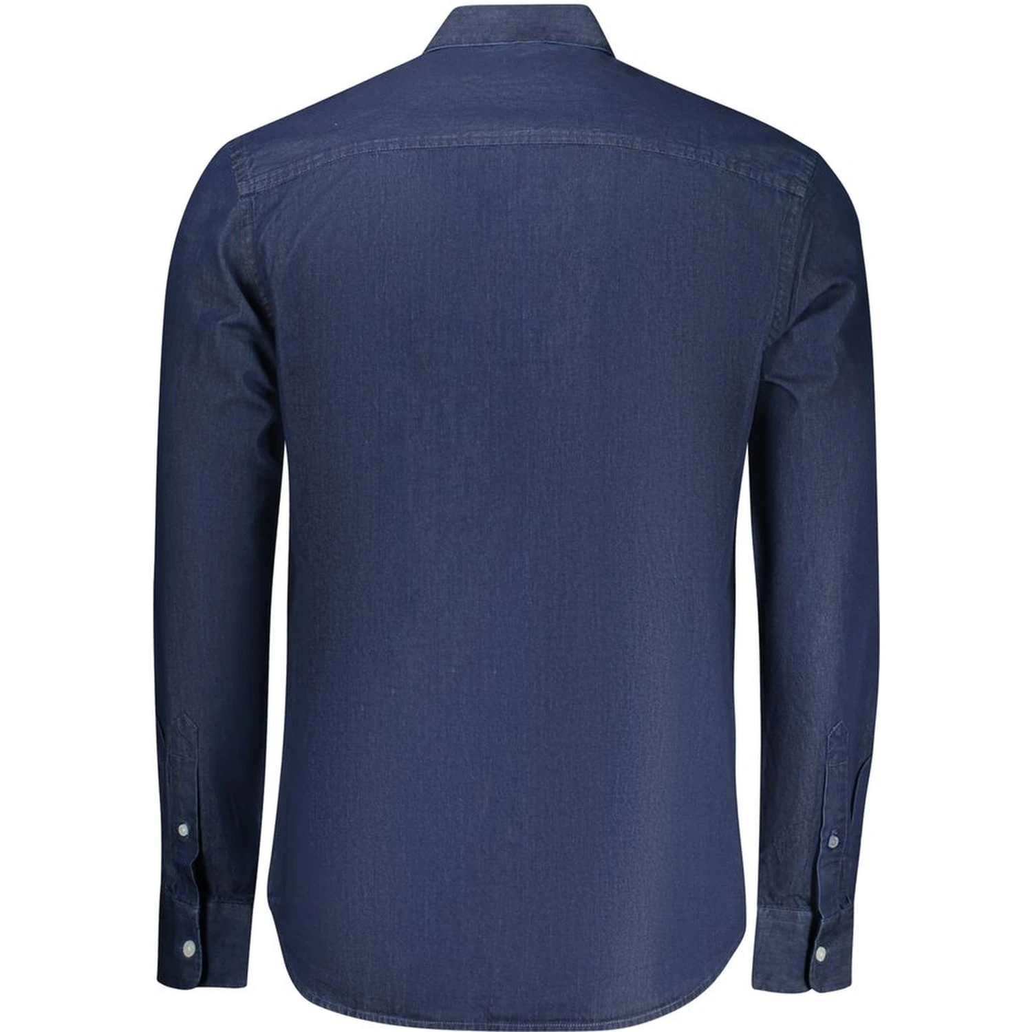 Blue Cotton Men's Shirt