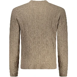 Marrone Poliammide Men Sweater