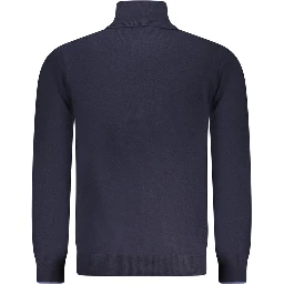 Blue Polyamide Men's Sweater