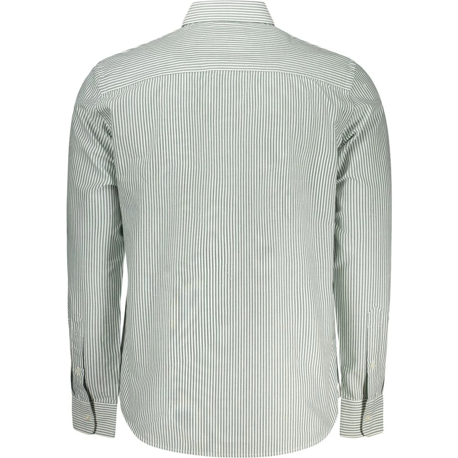 Green Cotton Men Shirt