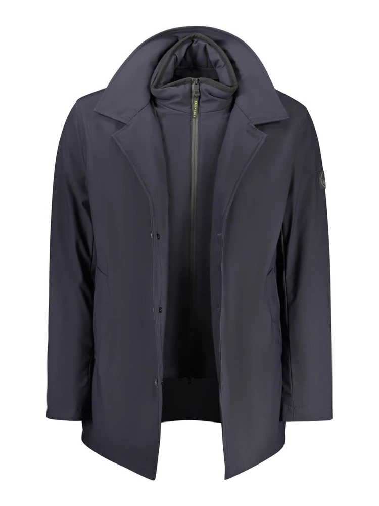 Blue Polyester Men's Jacket alternative