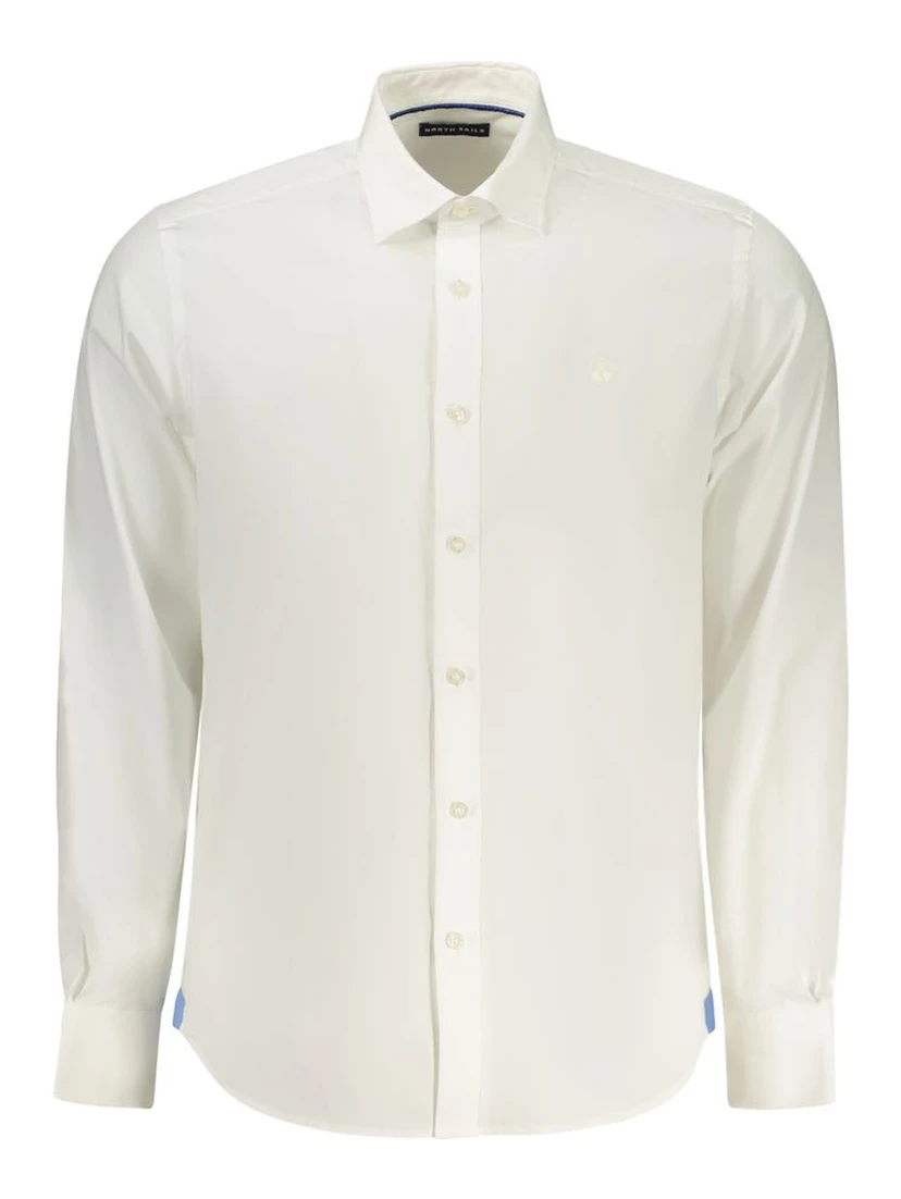 White Cotton Men's Shirt