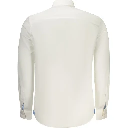 White Cotton Men's Shirt