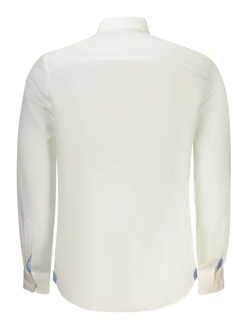 White Cotton Men's Shirt
