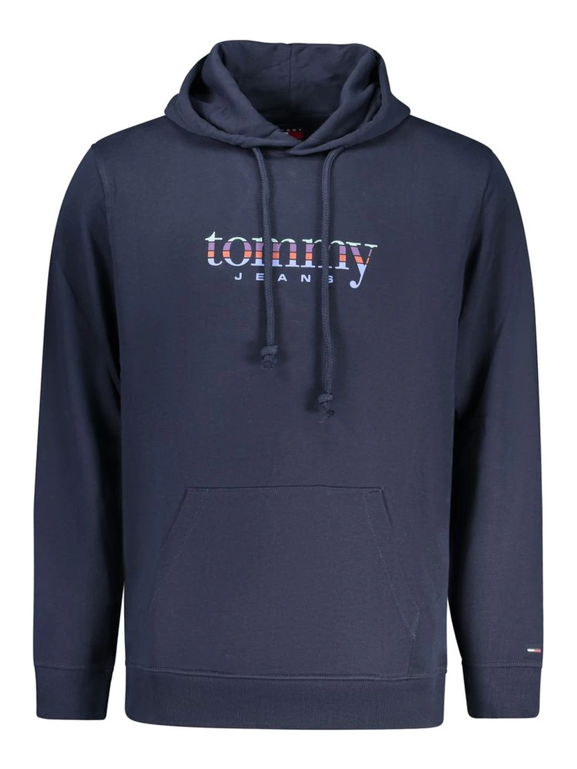 Blue Cotton Men's Sweatshirt