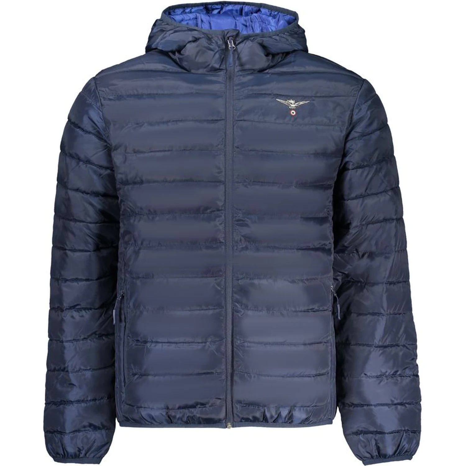 Blu Polyester Men's Jacket