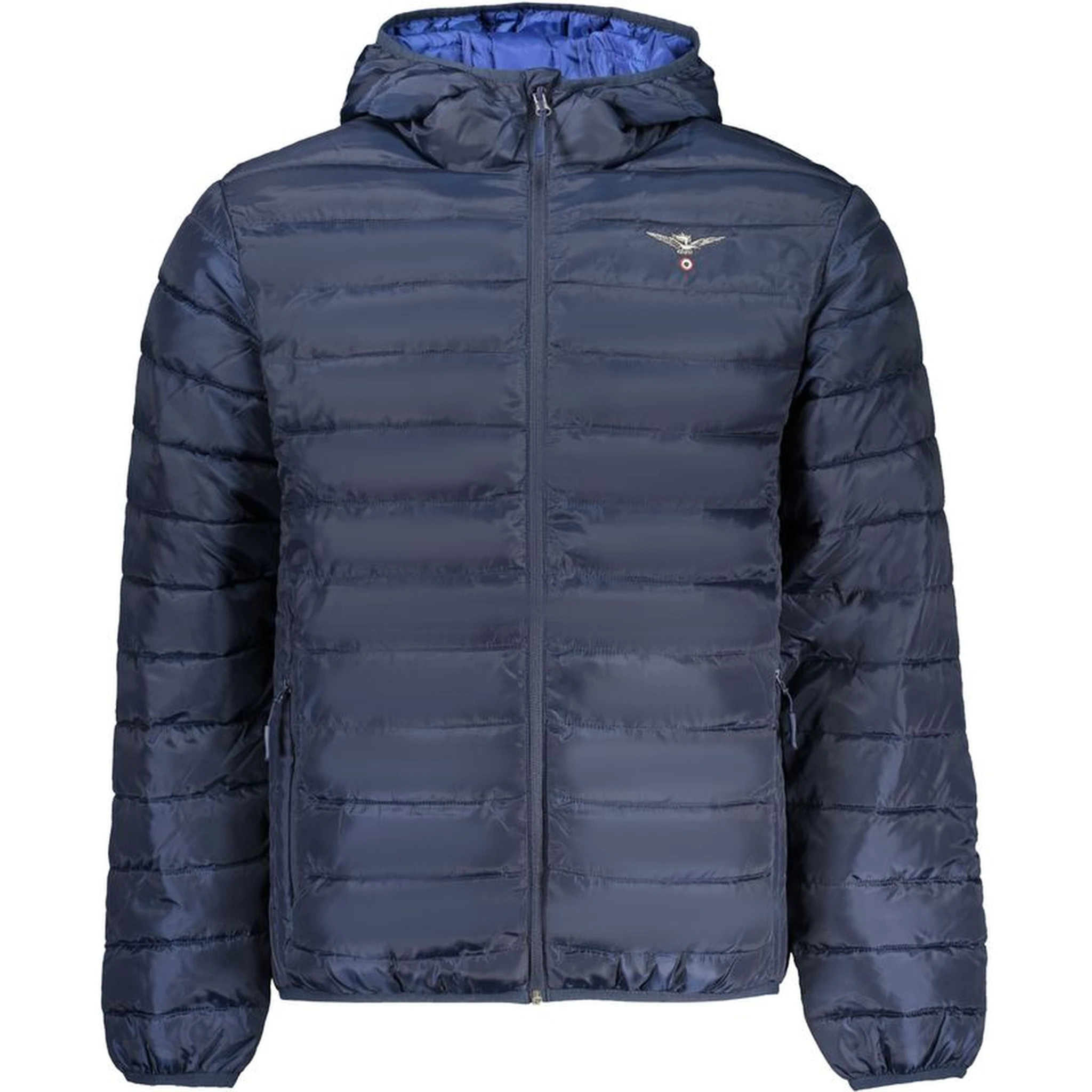 Blu Polyester Men's Jacket