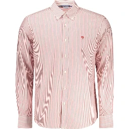 Red Cotton Men's Shirt