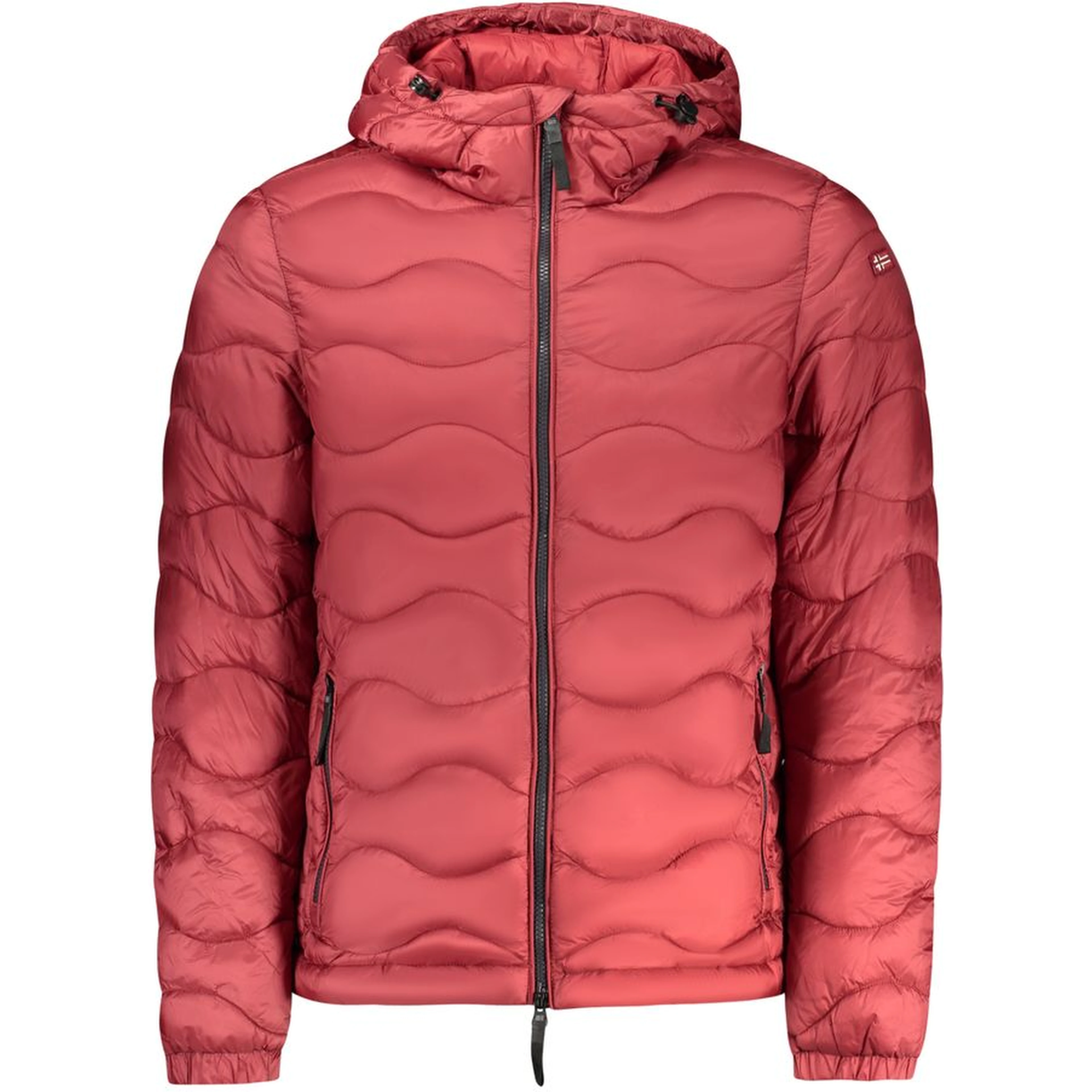Red Polyamide Men's Jacket