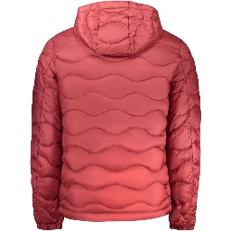 Red Polyamide Men's Jacket