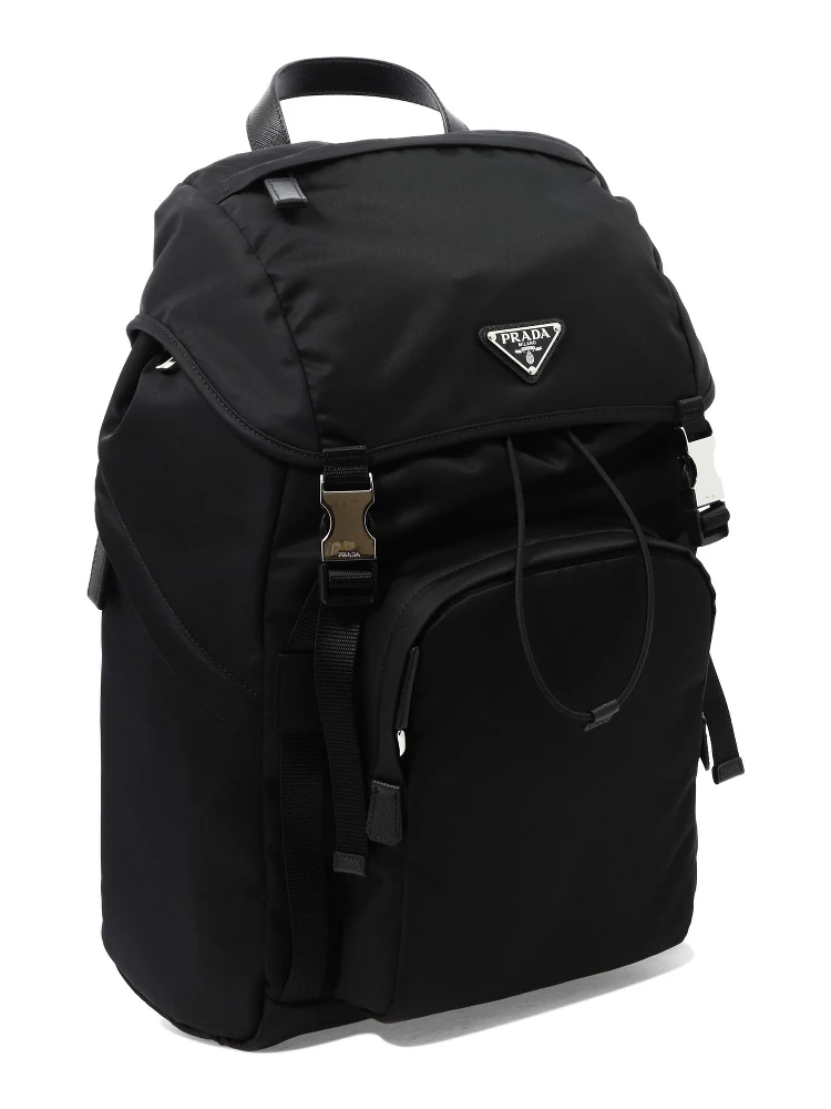 Re-Nylon and Saffiano leather backpack alternative