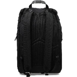Re-Nylon and Saffiano leather backpack