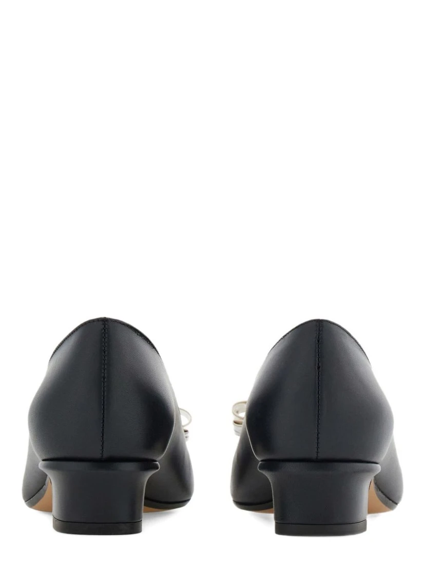 Ferragamo With Heel Black