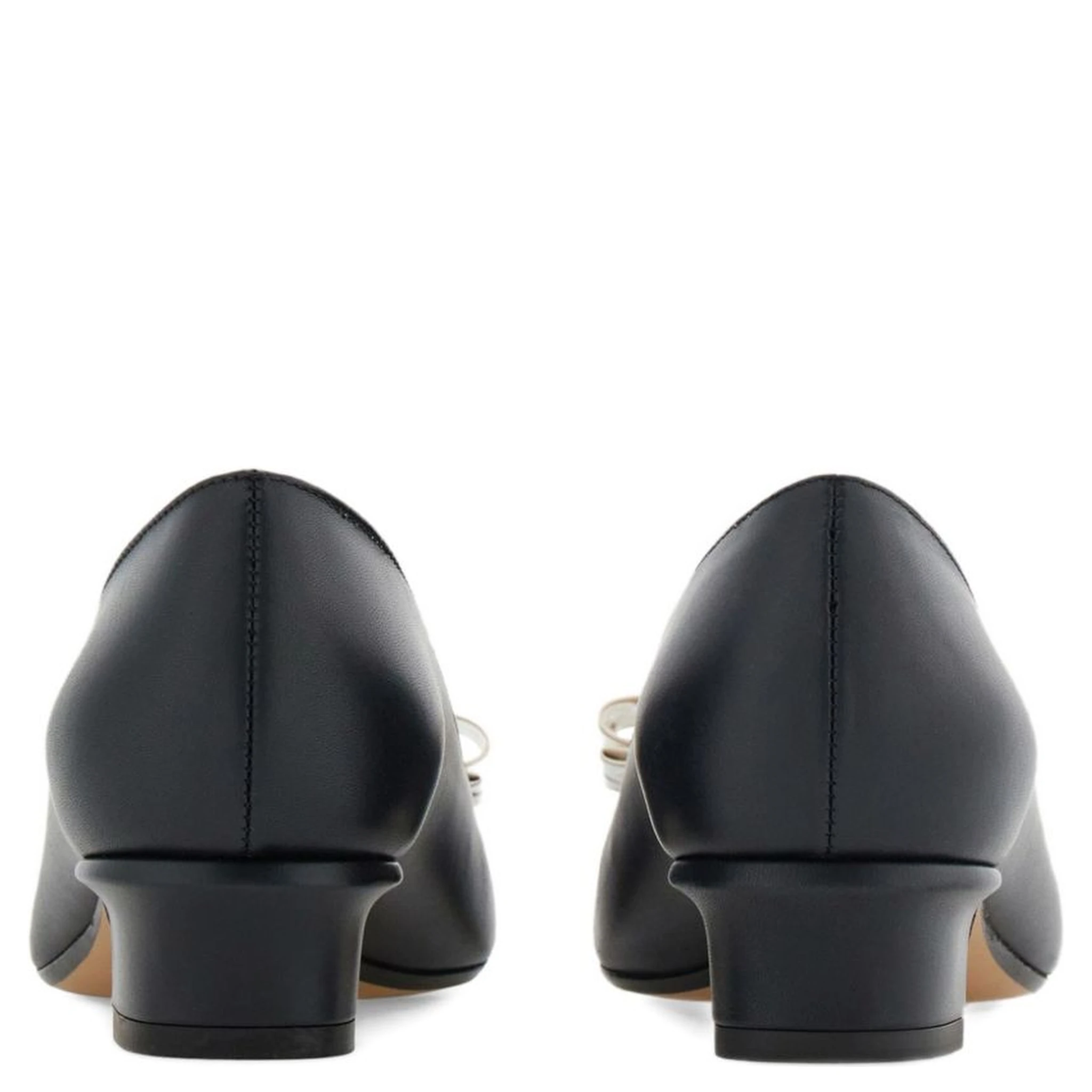 Ferragamo With Heel Black