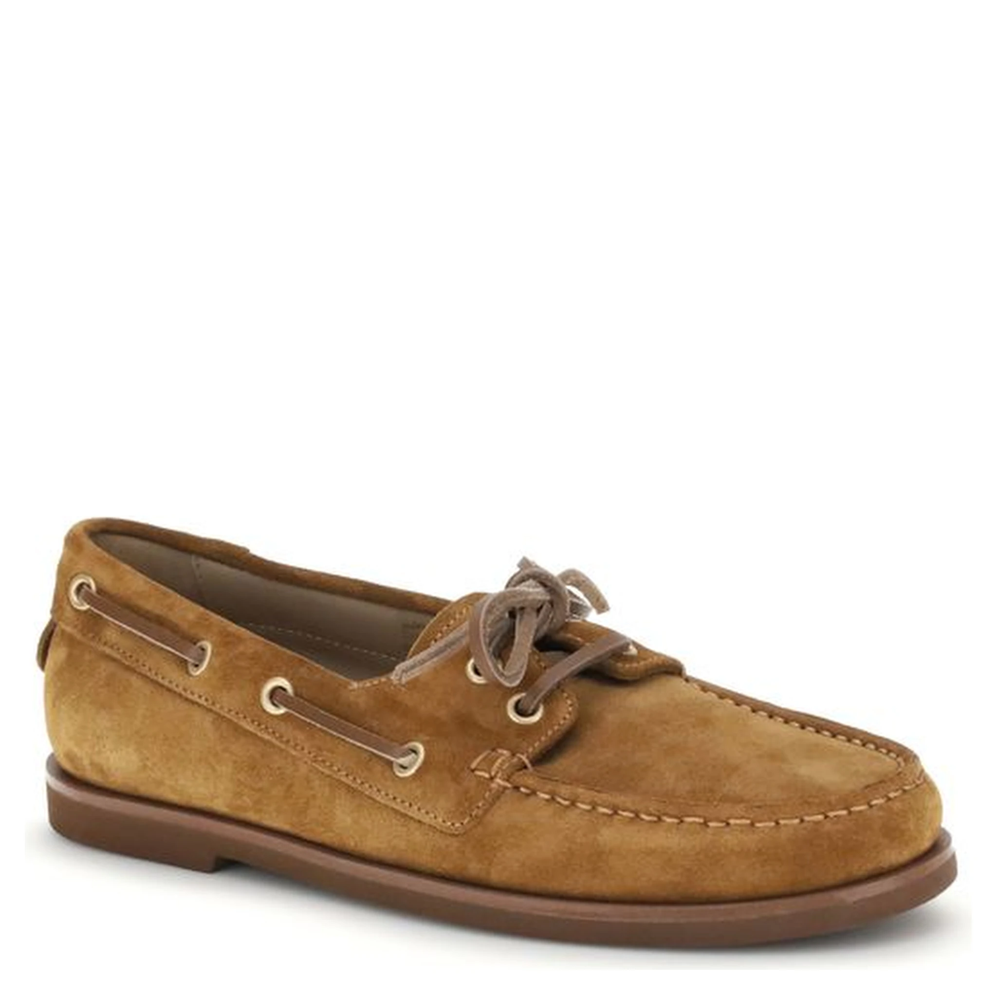 Brown Calf Leather Bos Taurus Slip-On Loafers