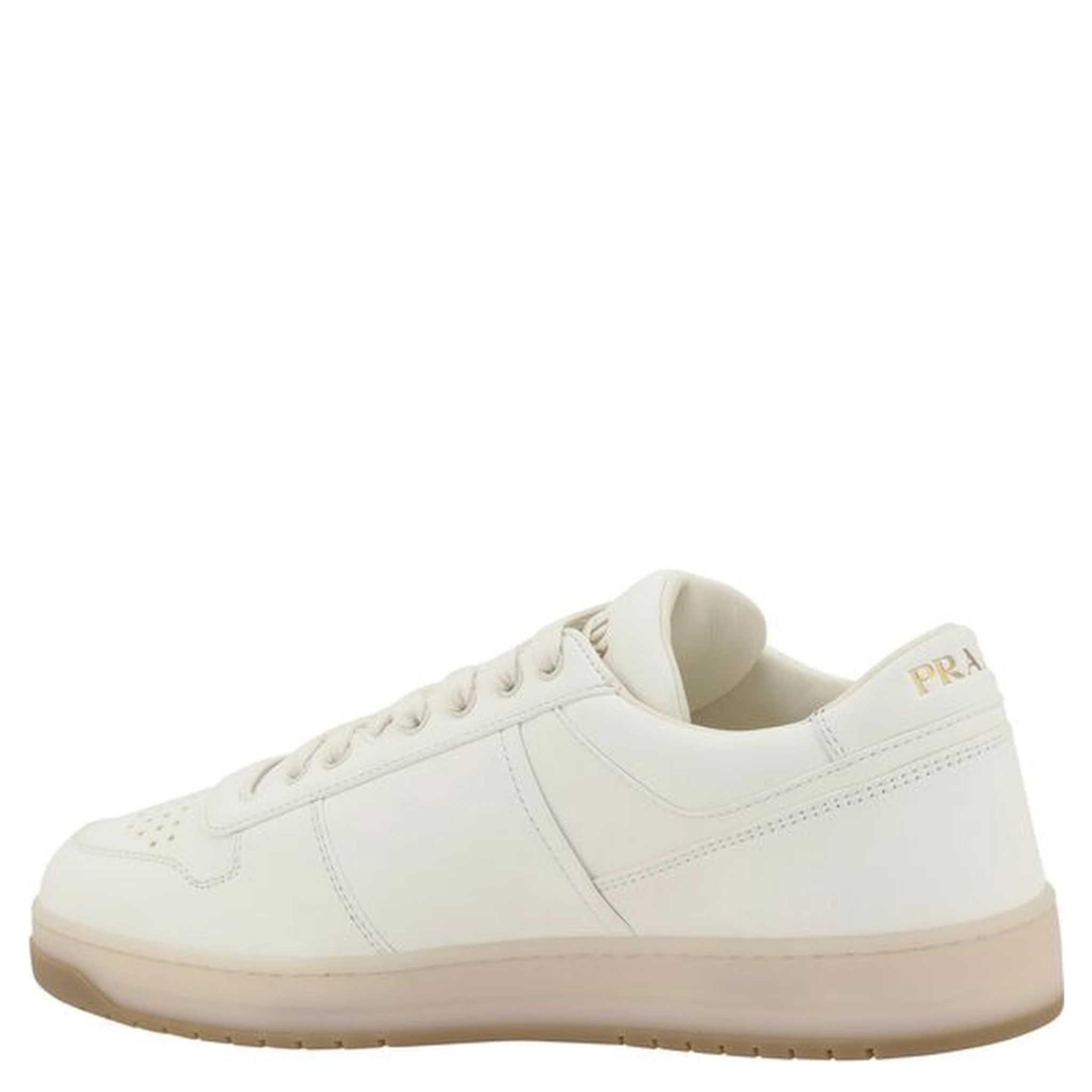 White Calf Leather Bos Taurus Low Top Sneakers