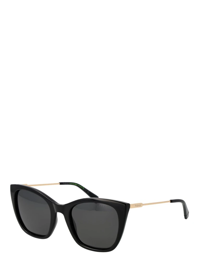 Black Polyester Sunglasses