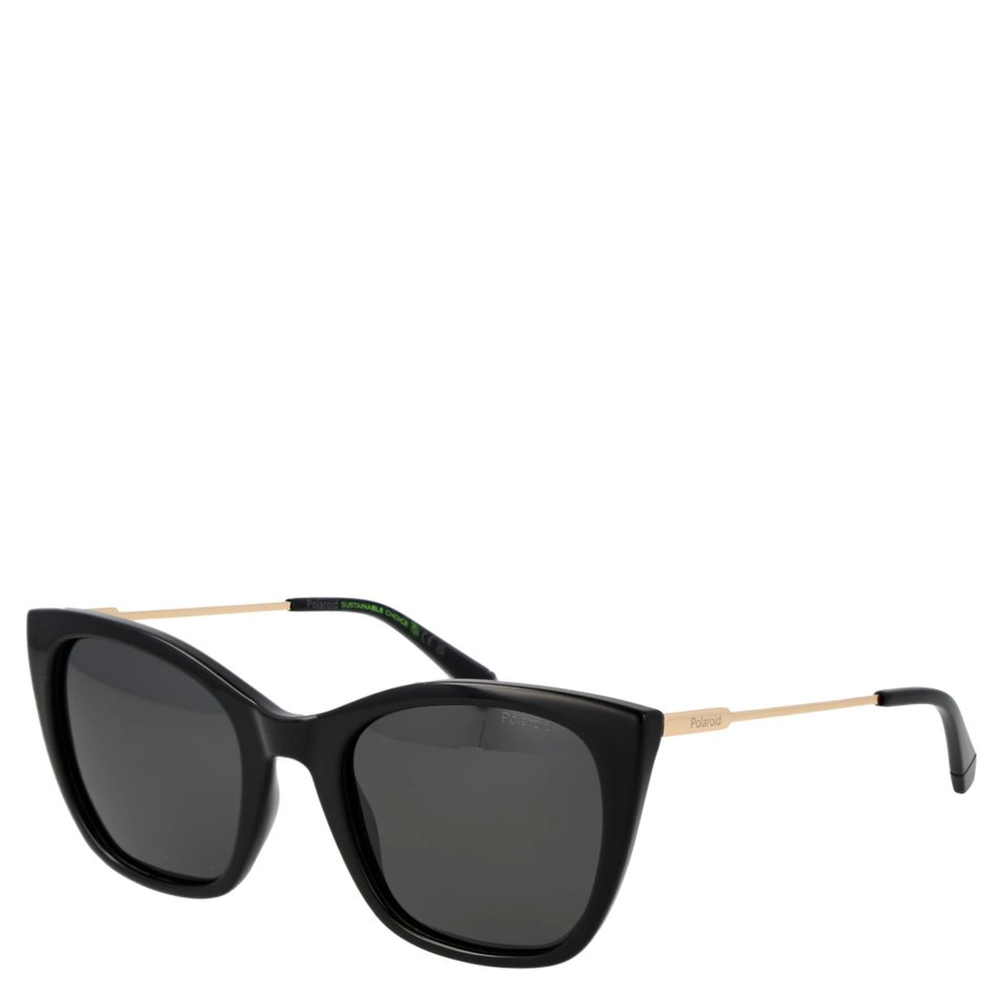 Black Polyester Sunglasses