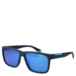Blue Polycarbonate Sunglasses