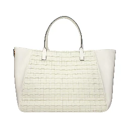 Beige Leather Handbag