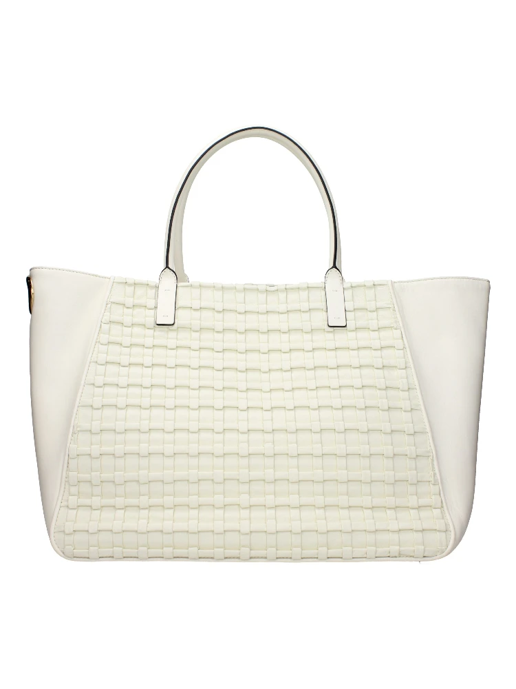 Beige Leather Handbag