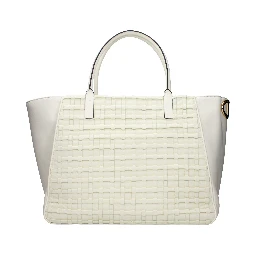 Beige Leather Handbag