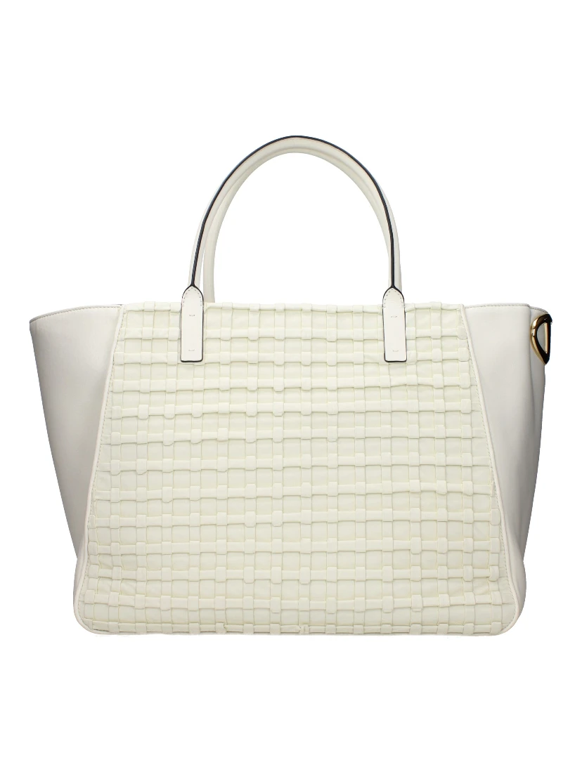 Beige Leather Handbag
