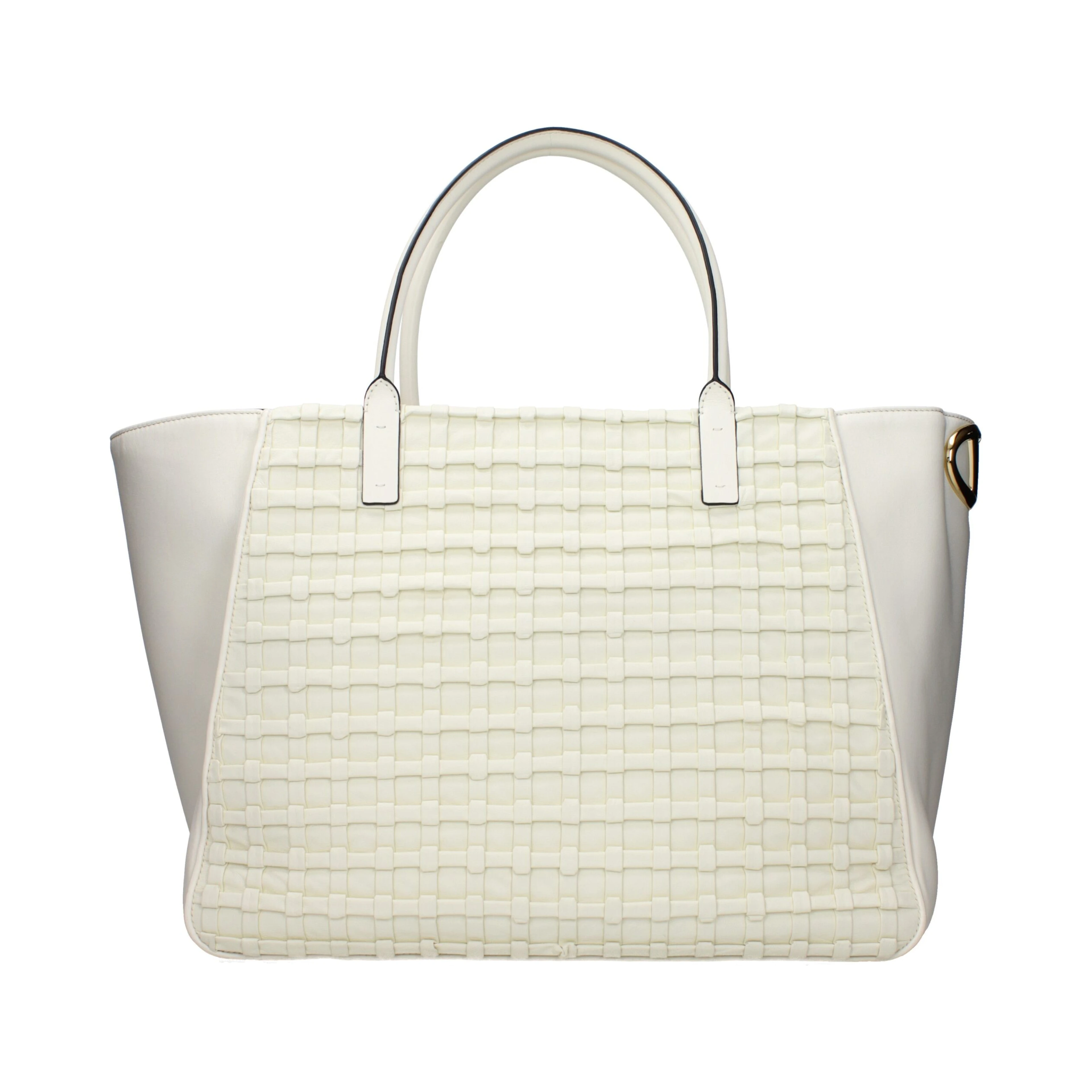 Beige Leather Handbag