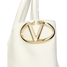 Beige Leather Handbag