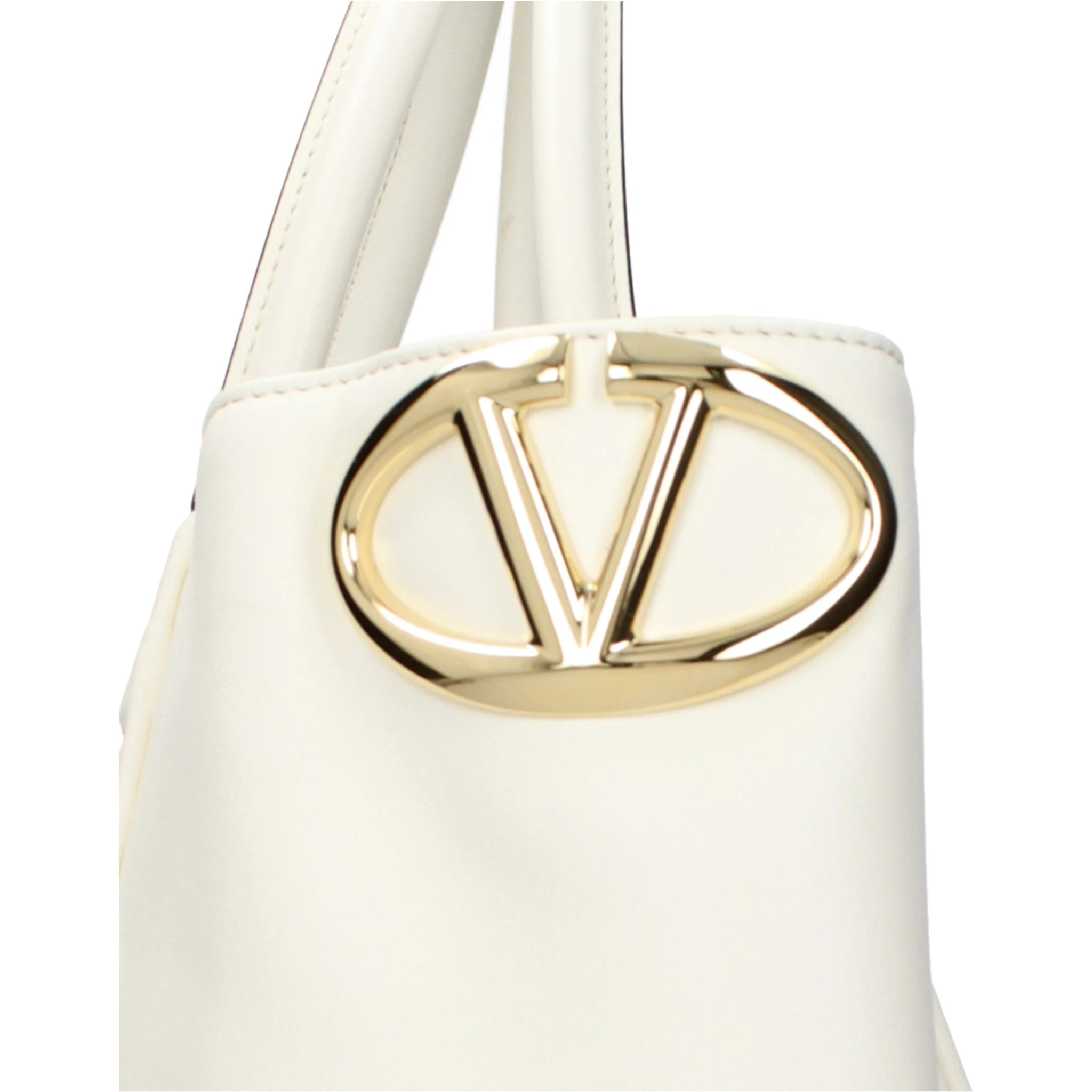 Beige Leather Handbag