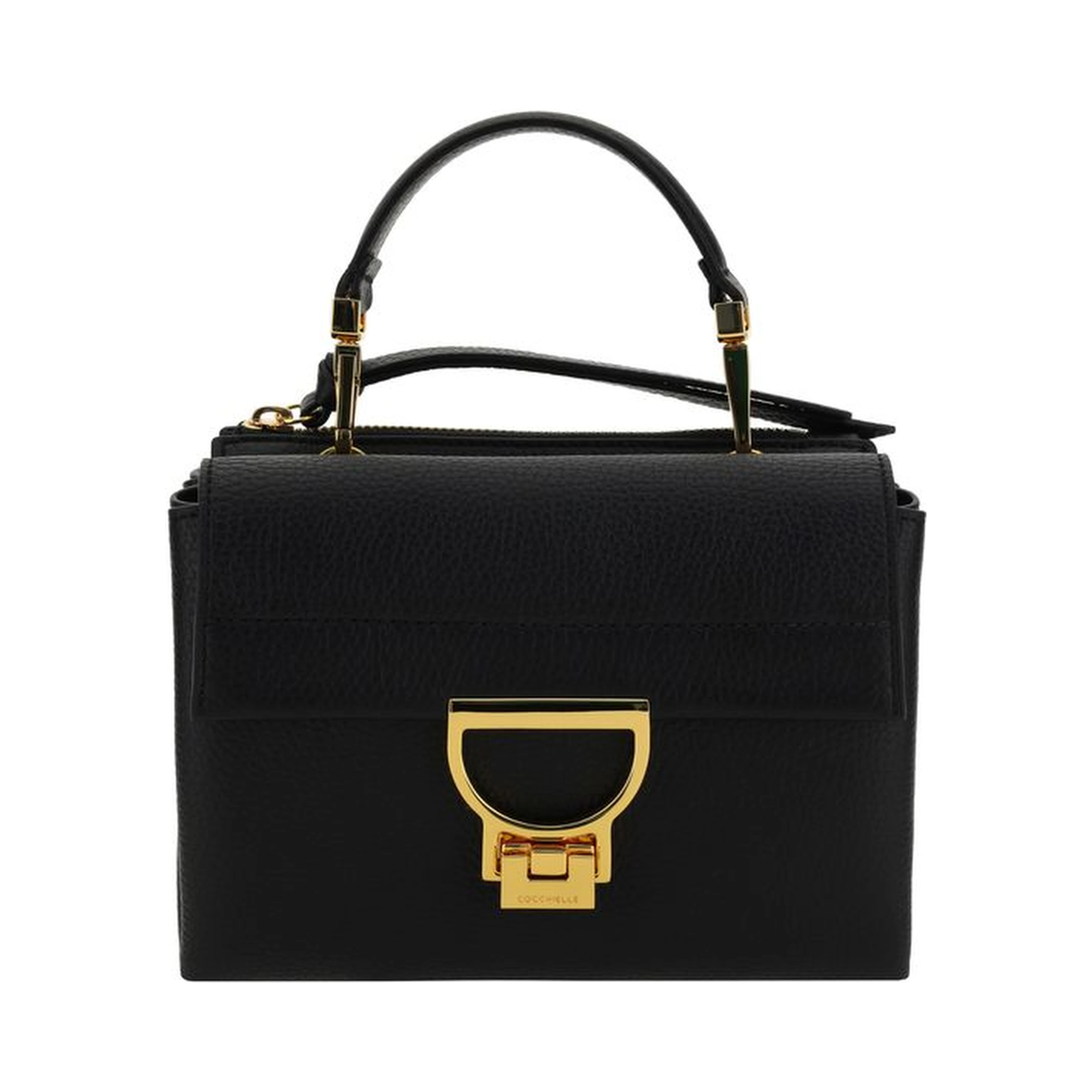 Black Calf Leather Bos Taurus Shoulder Bag