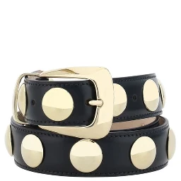 Black Calf Leather Bos Taurus Belt