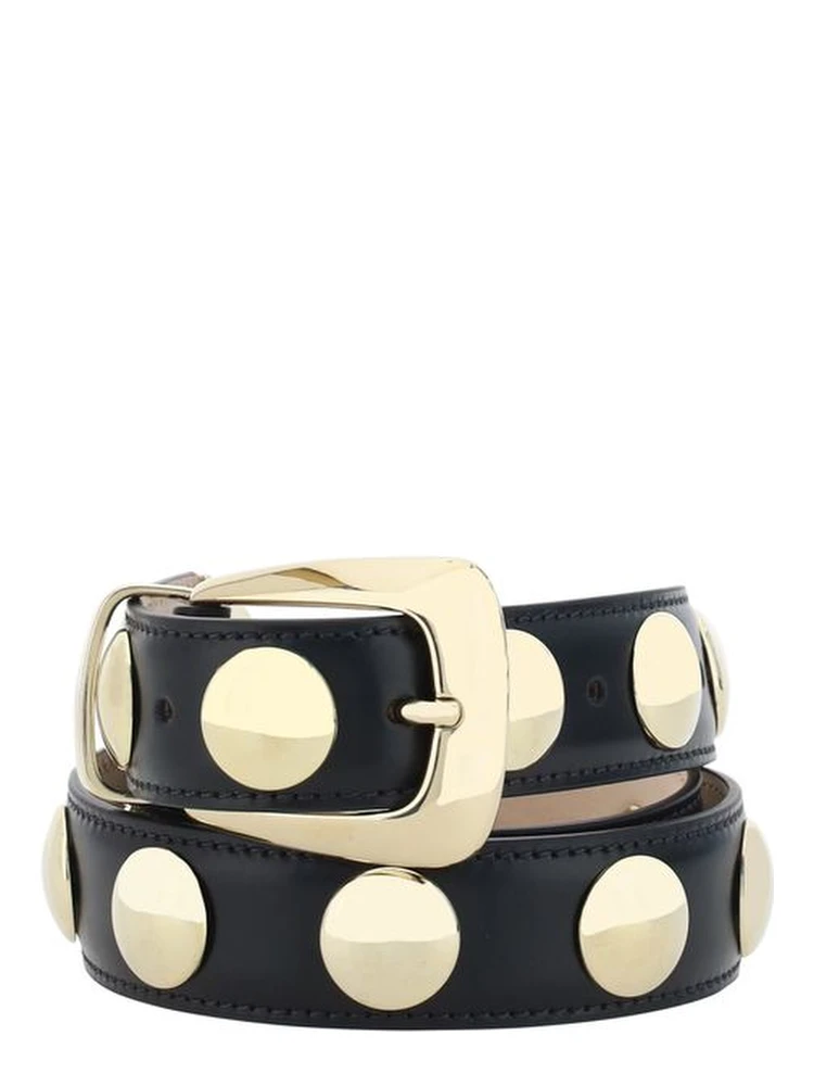 Black Calf Leather Bos Taurus Belt