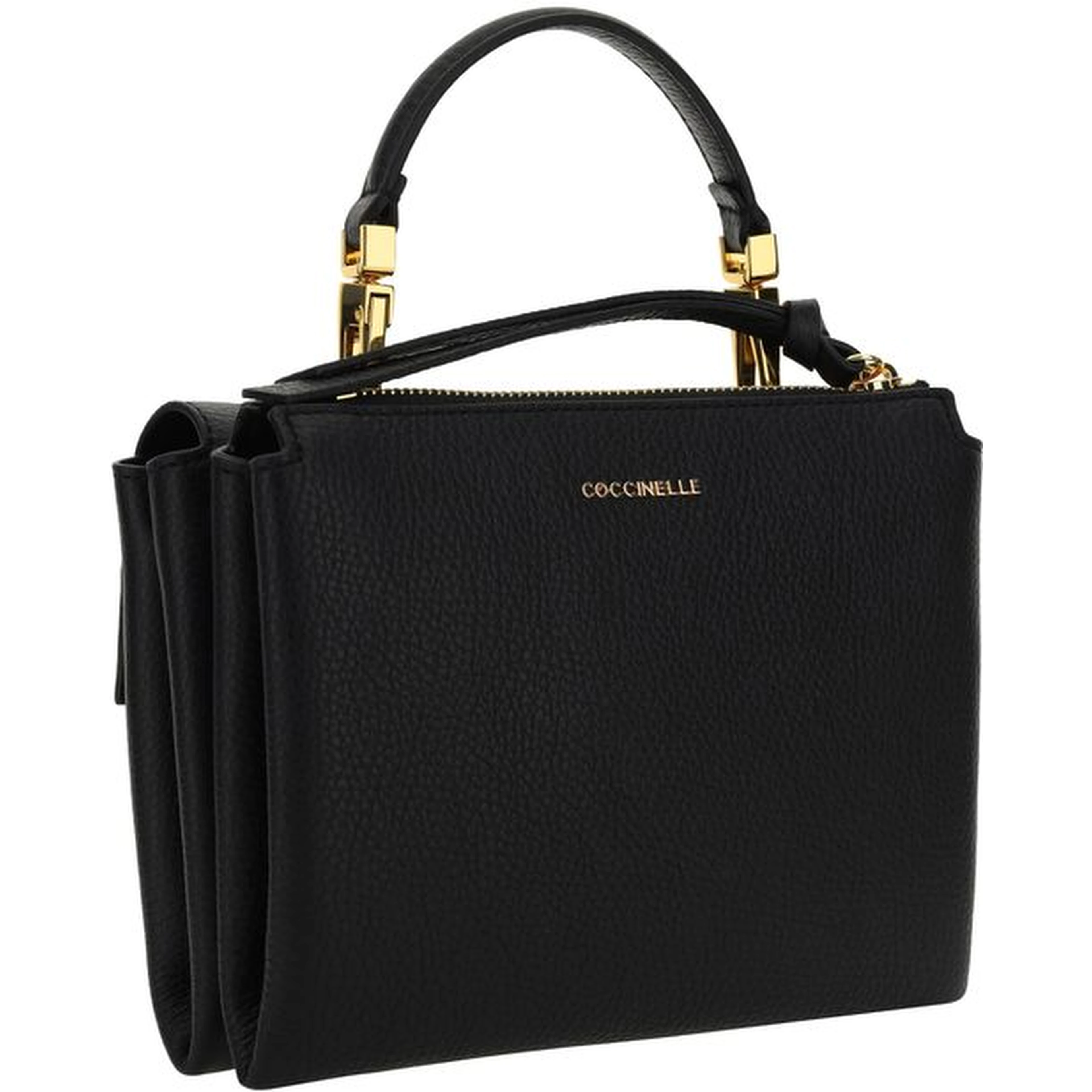 Black Calf Leather Bos Taurus Shoulder Bag
