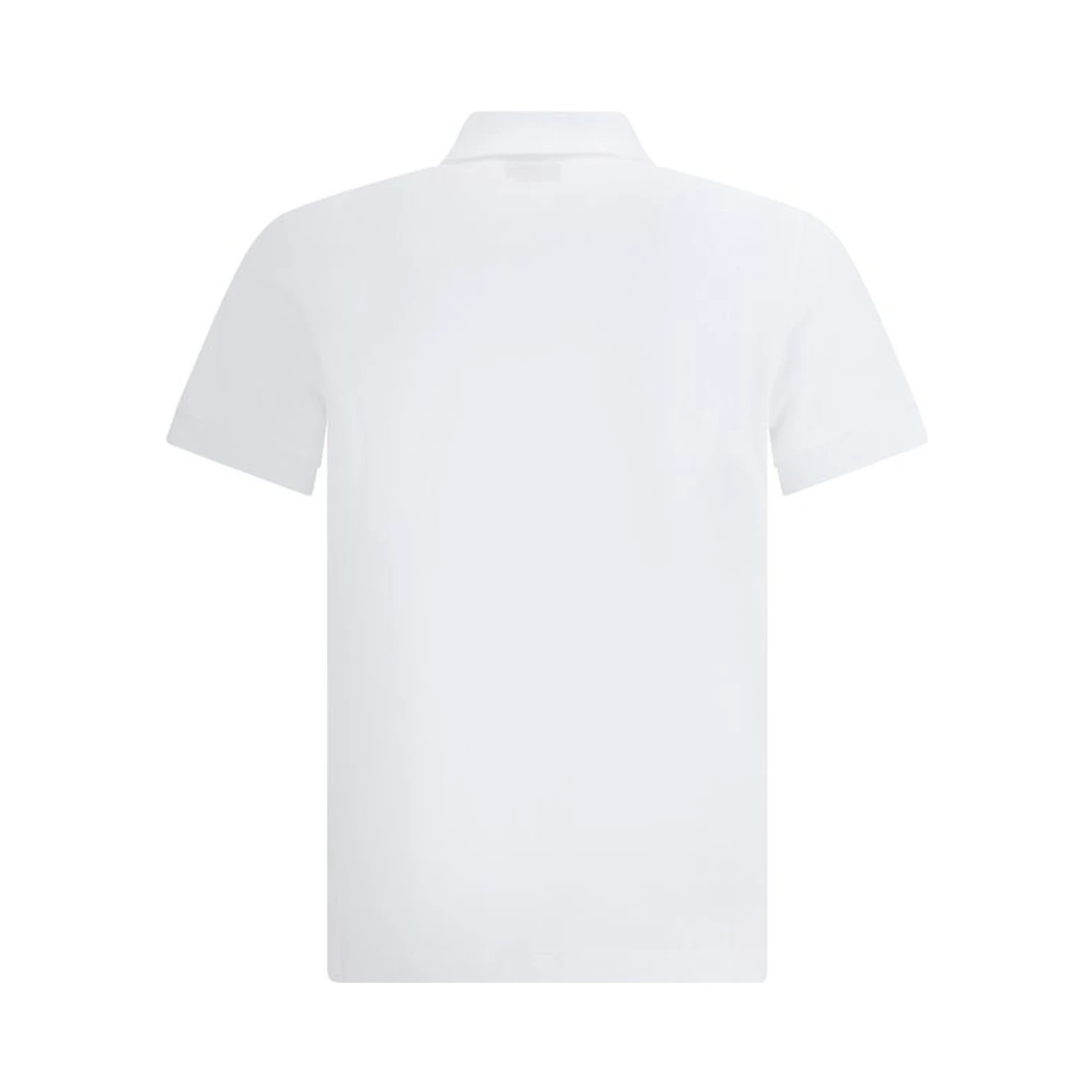 White Cotton Polo Shirt