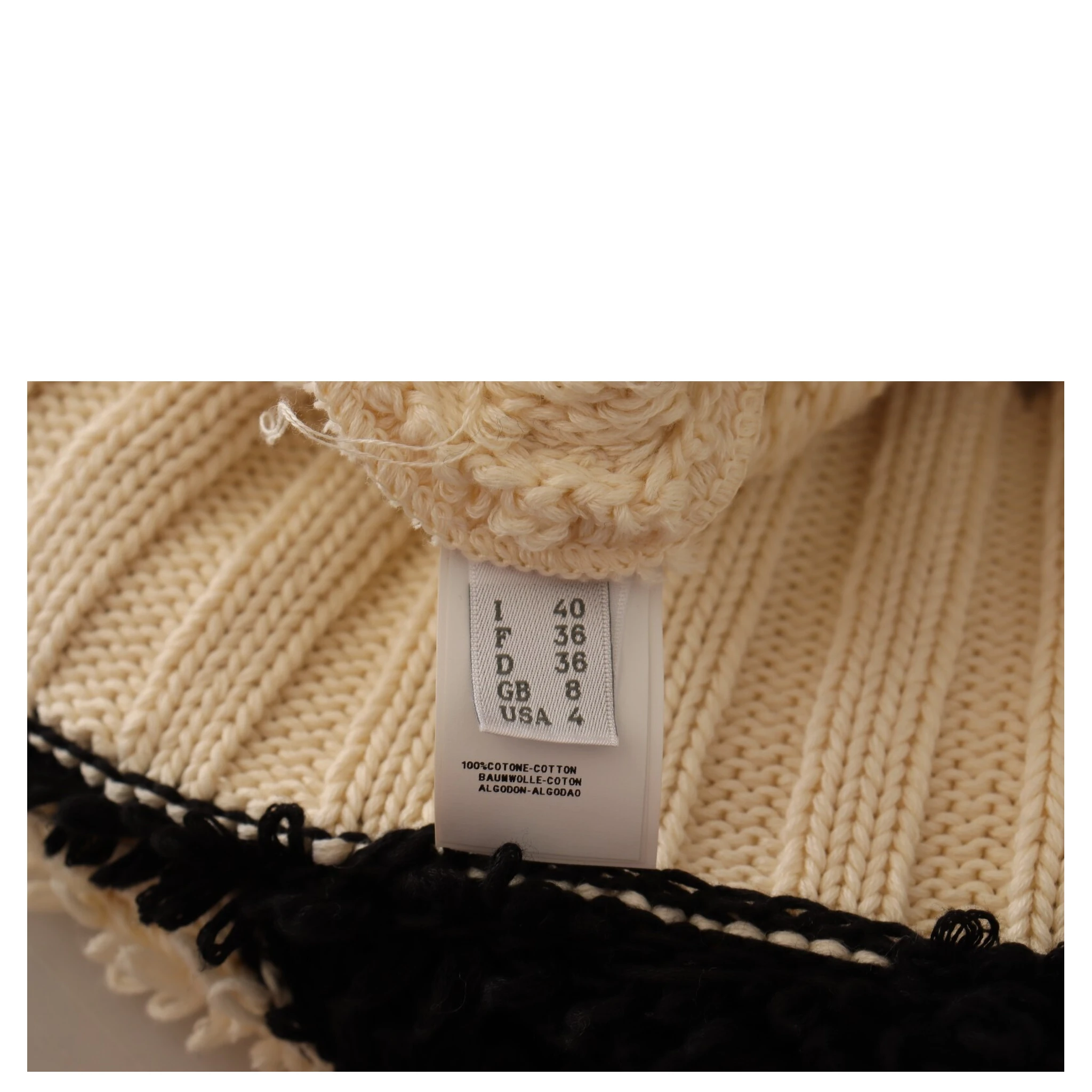 Beige Black Short Sleeve Button Cardigan Sweater