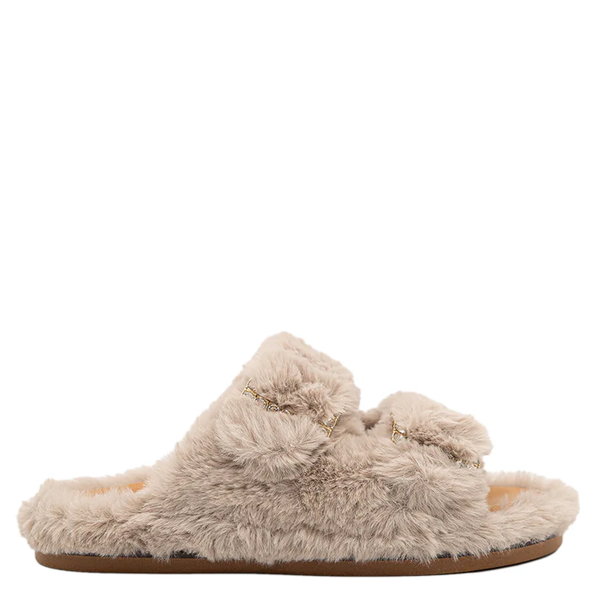 "Greta" eco fur slippers