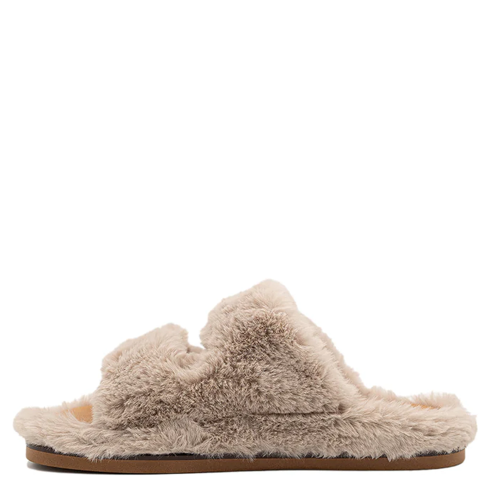 "Greta" eco fur slippers