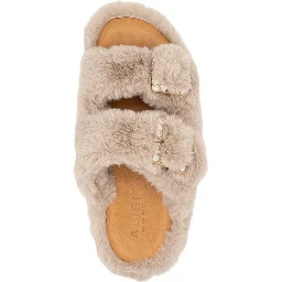 "Greta" eco fur slippers