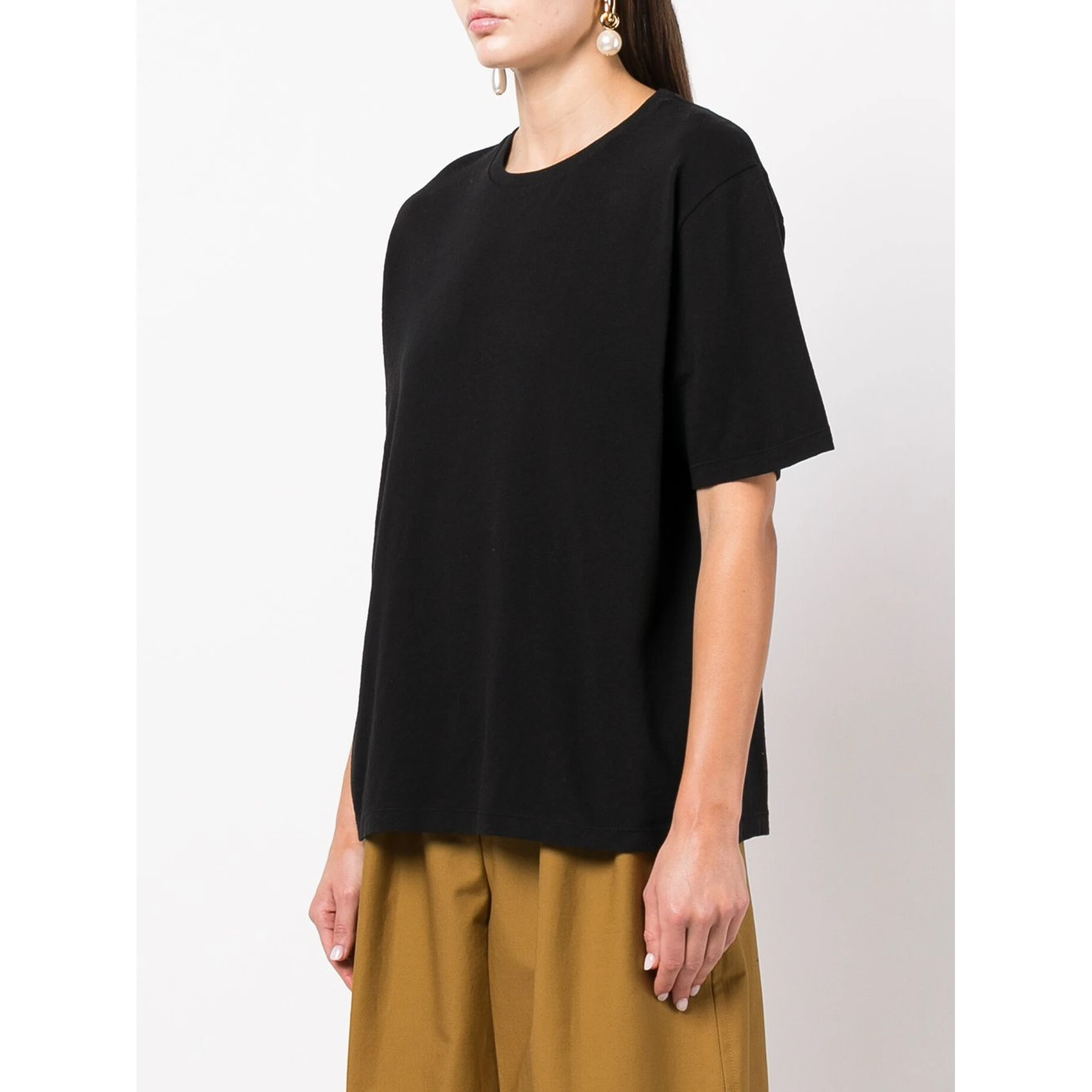 KHAITE T-shirts and Polos Black