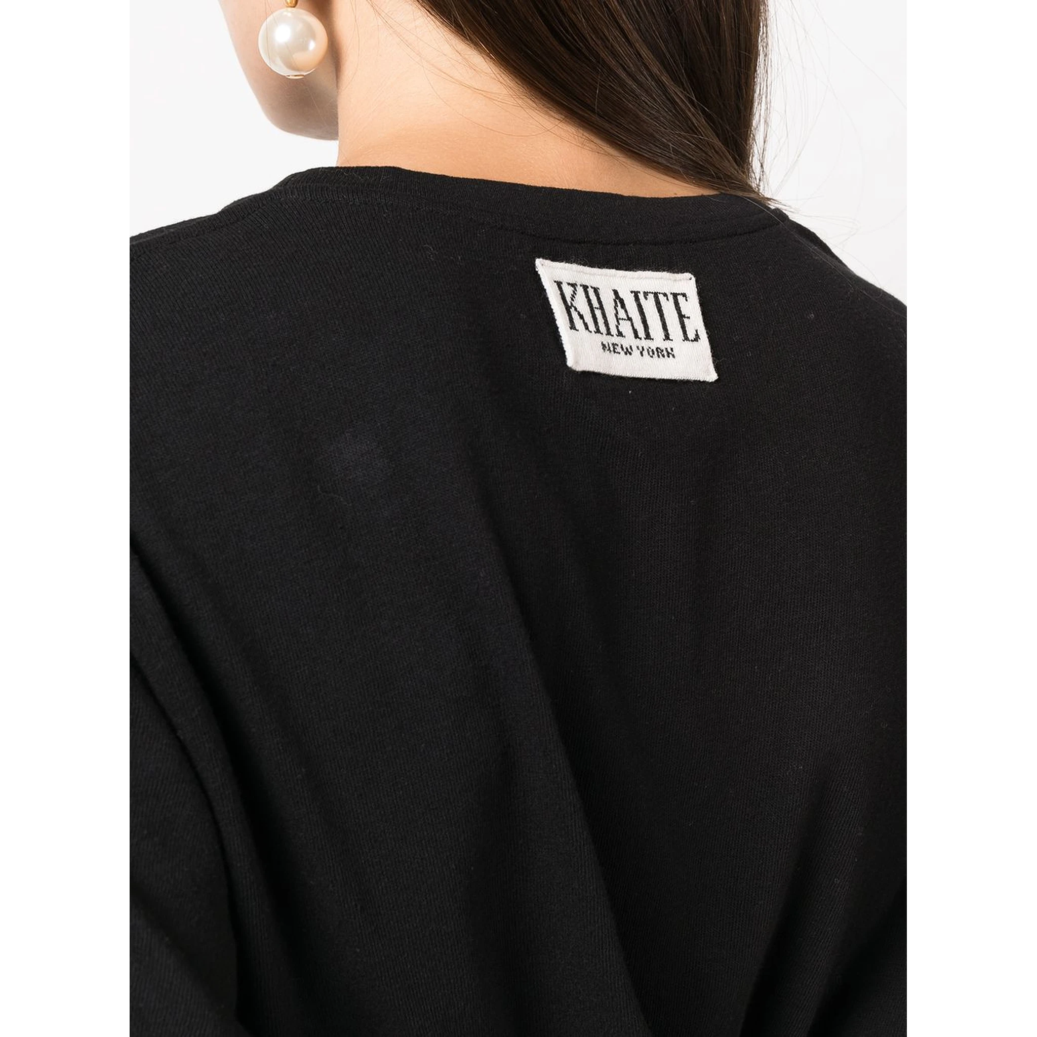 KHAITE T-shirts and Polos Black