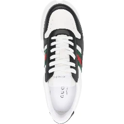 Chunky B leather sneakers