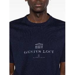 Brunello Cucinelli T-shirts and Polos Blue