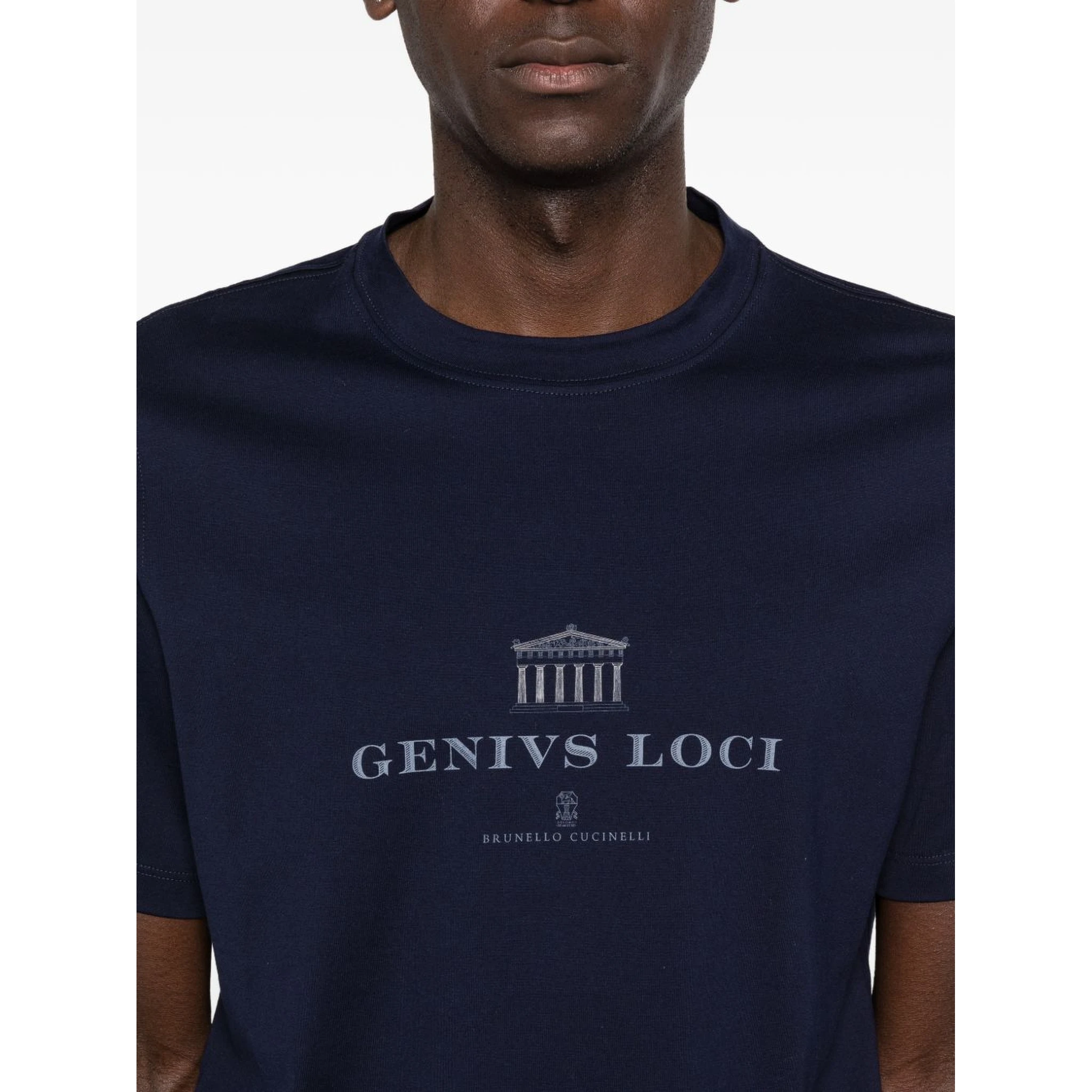 Brunello Cucinelli T-shirts and Polos Blue