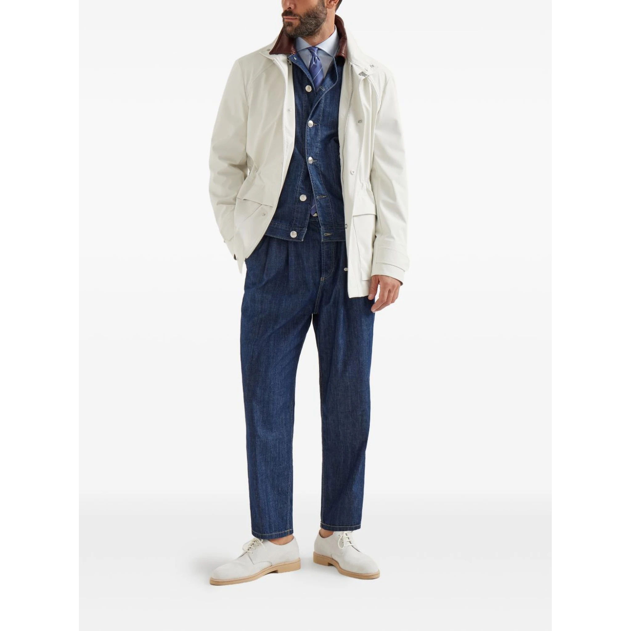 Denim jacket in blue