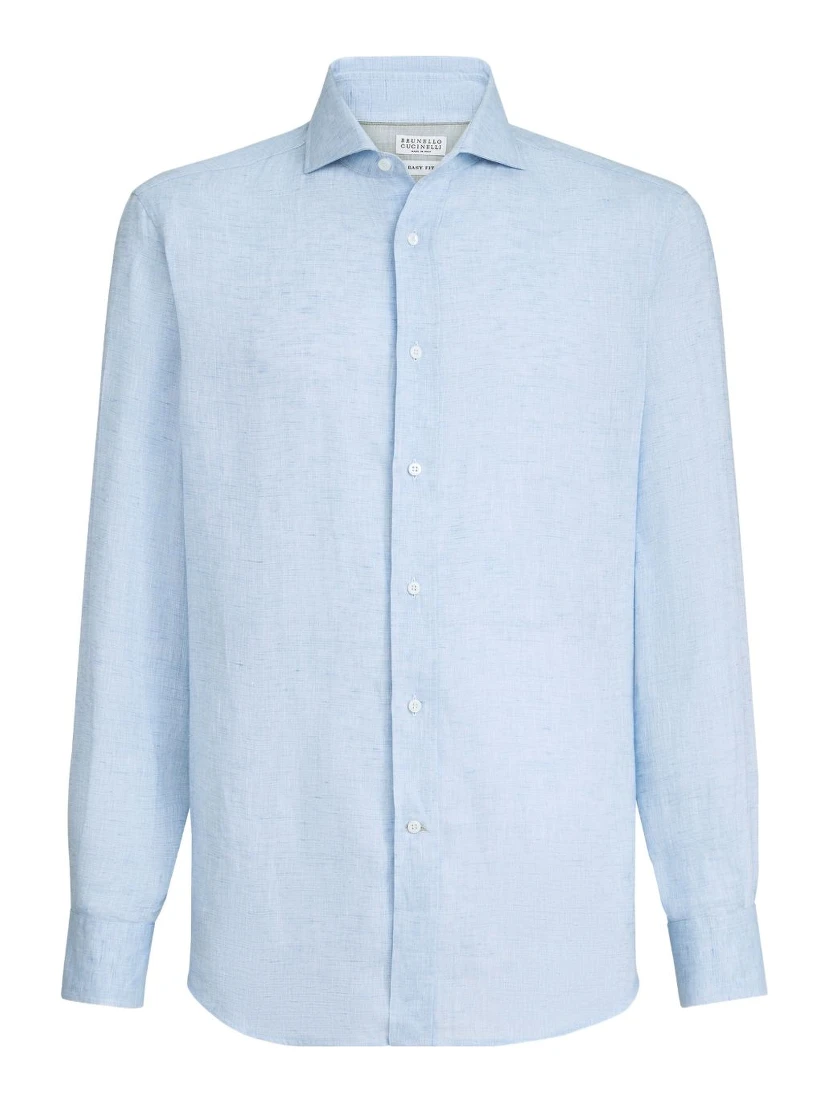 Brunello Cucinelli Shirts Clear Blue