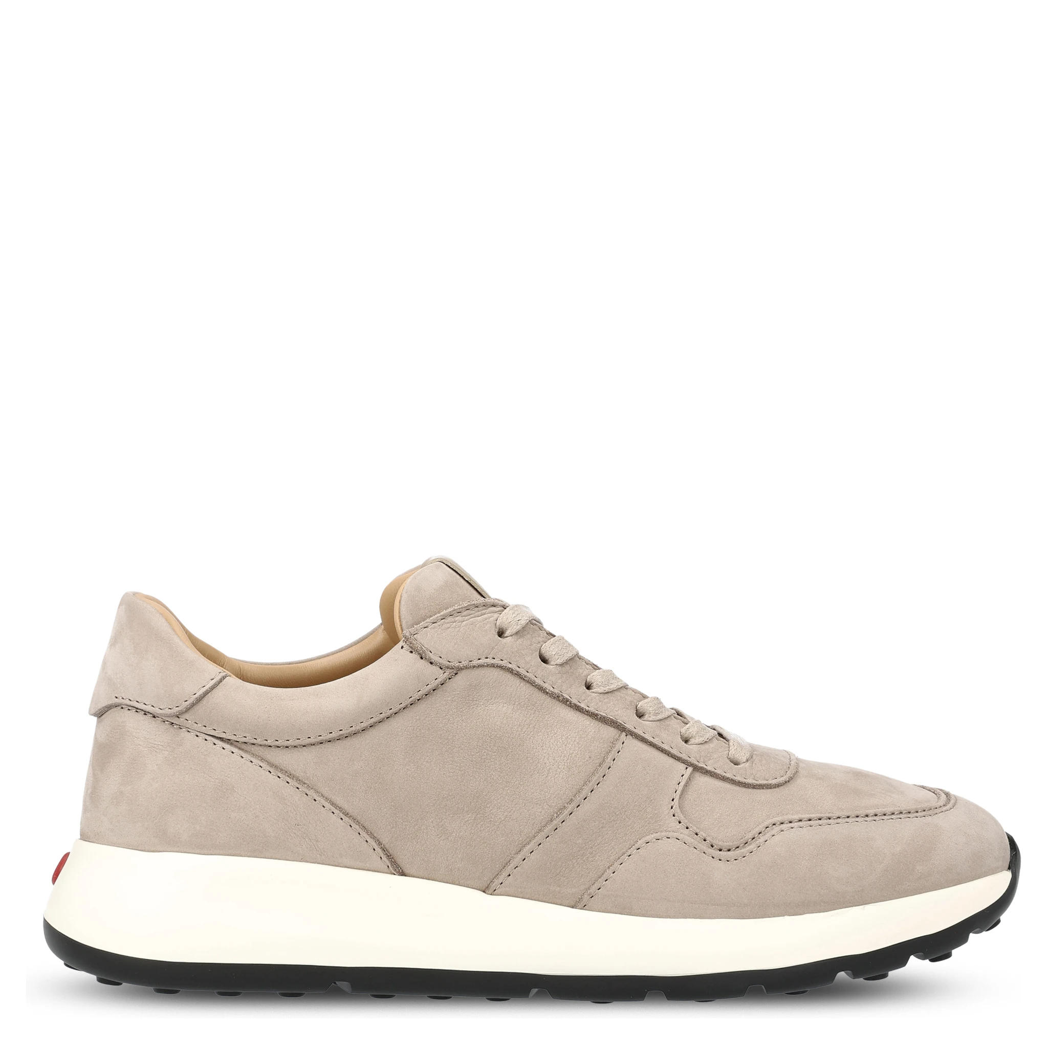 Suede logo-detail sneakers