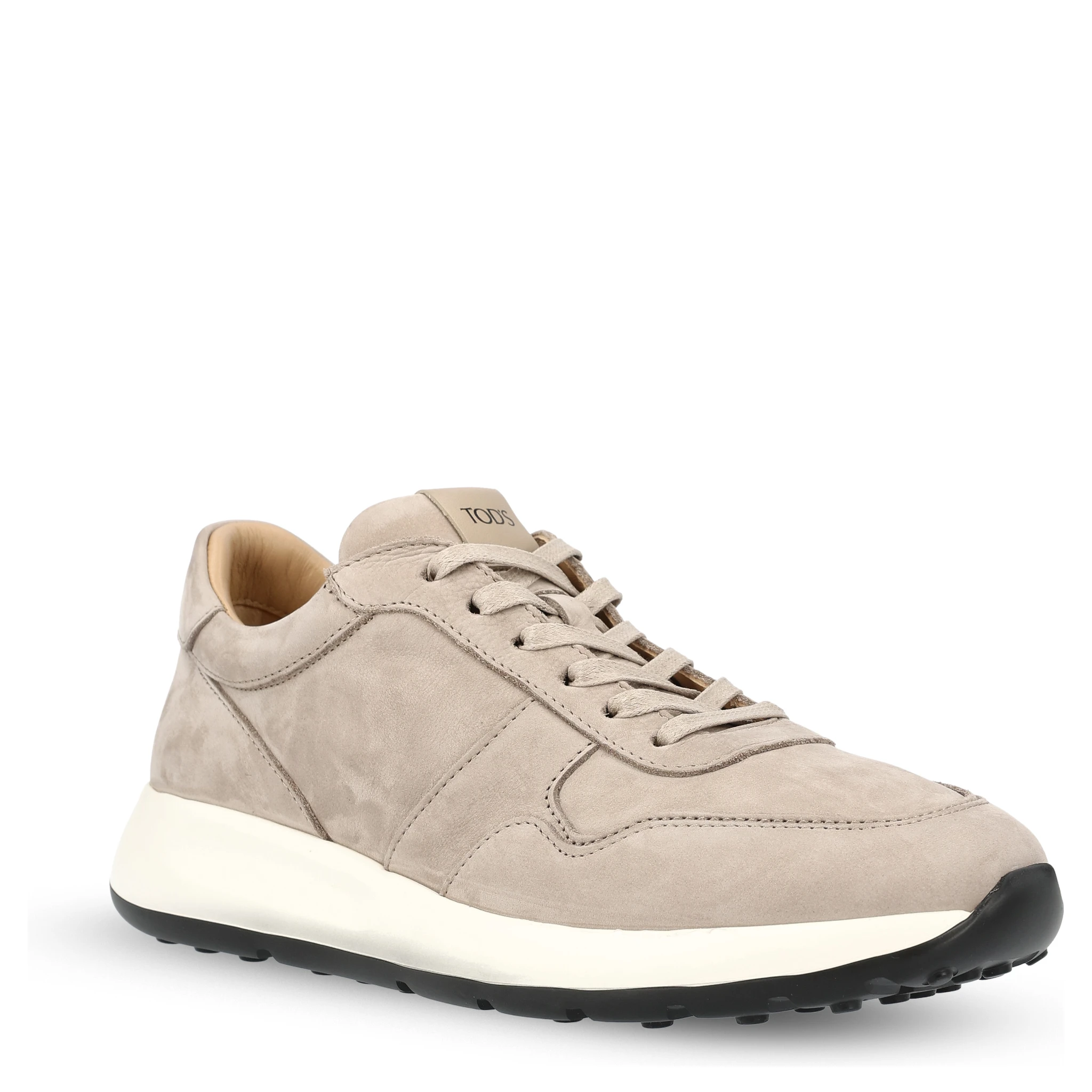 Suede logo-detail sneakers