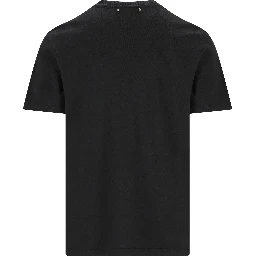 Tone-on-tone print T-shirt